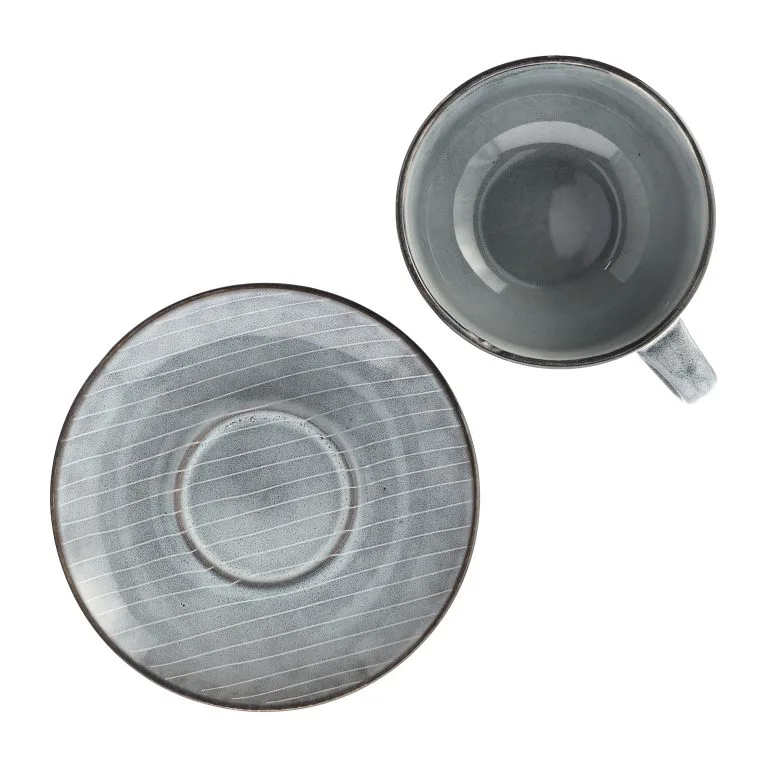 Broste Copenhagen Taza De Té Y Plato Nordic Sea 4 Broste Copenhagen Taza De Té Y Plato Nordic Sea - Imagen 2