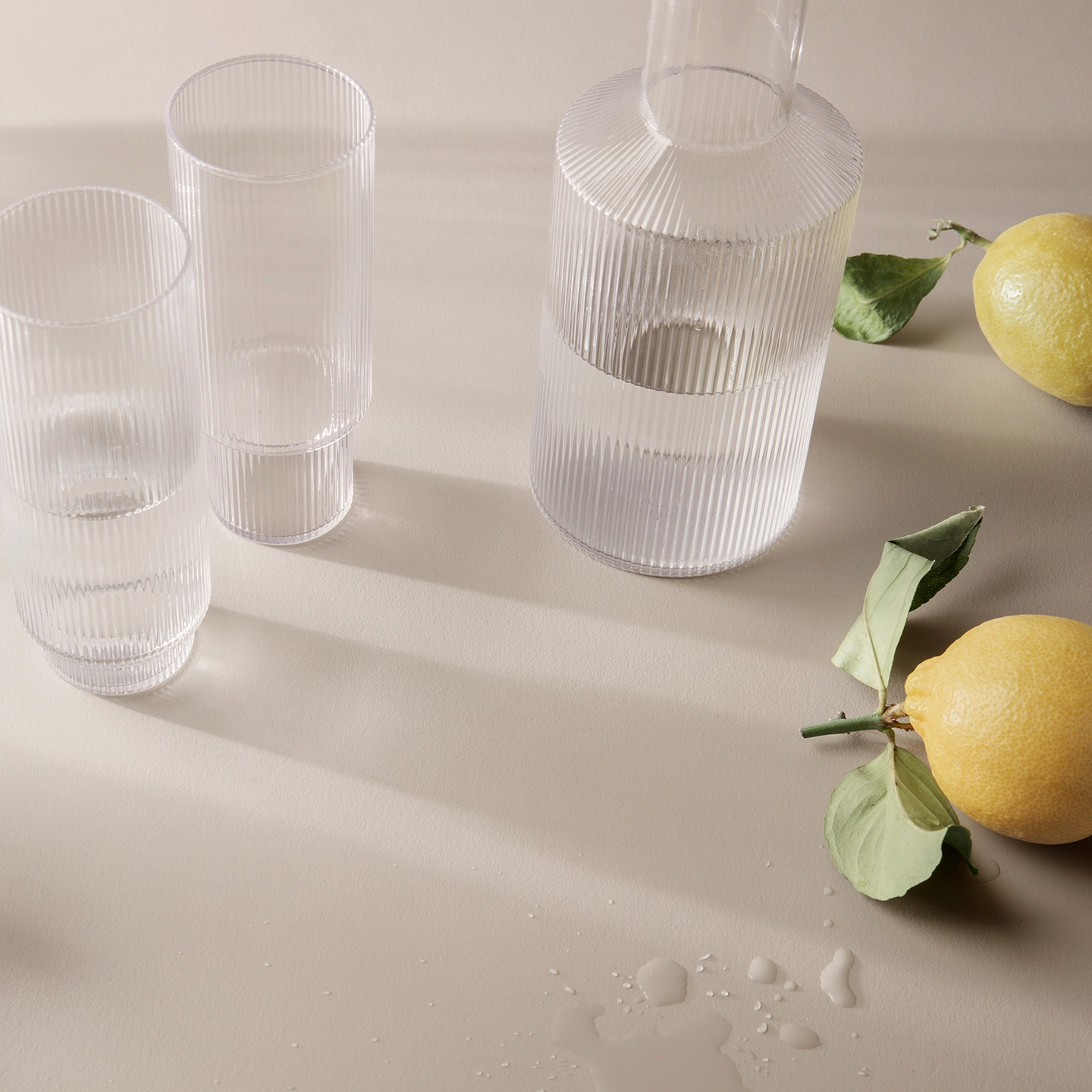 Ferm LIVING 4 Vasos Altos Ripple 10 Ferm LIVING 4 Vasos Altos Ripple - Imagen 8