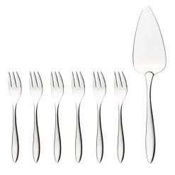HARDANGER BESTIKK Cubiertos Para Tarta Maria 7 Piezas