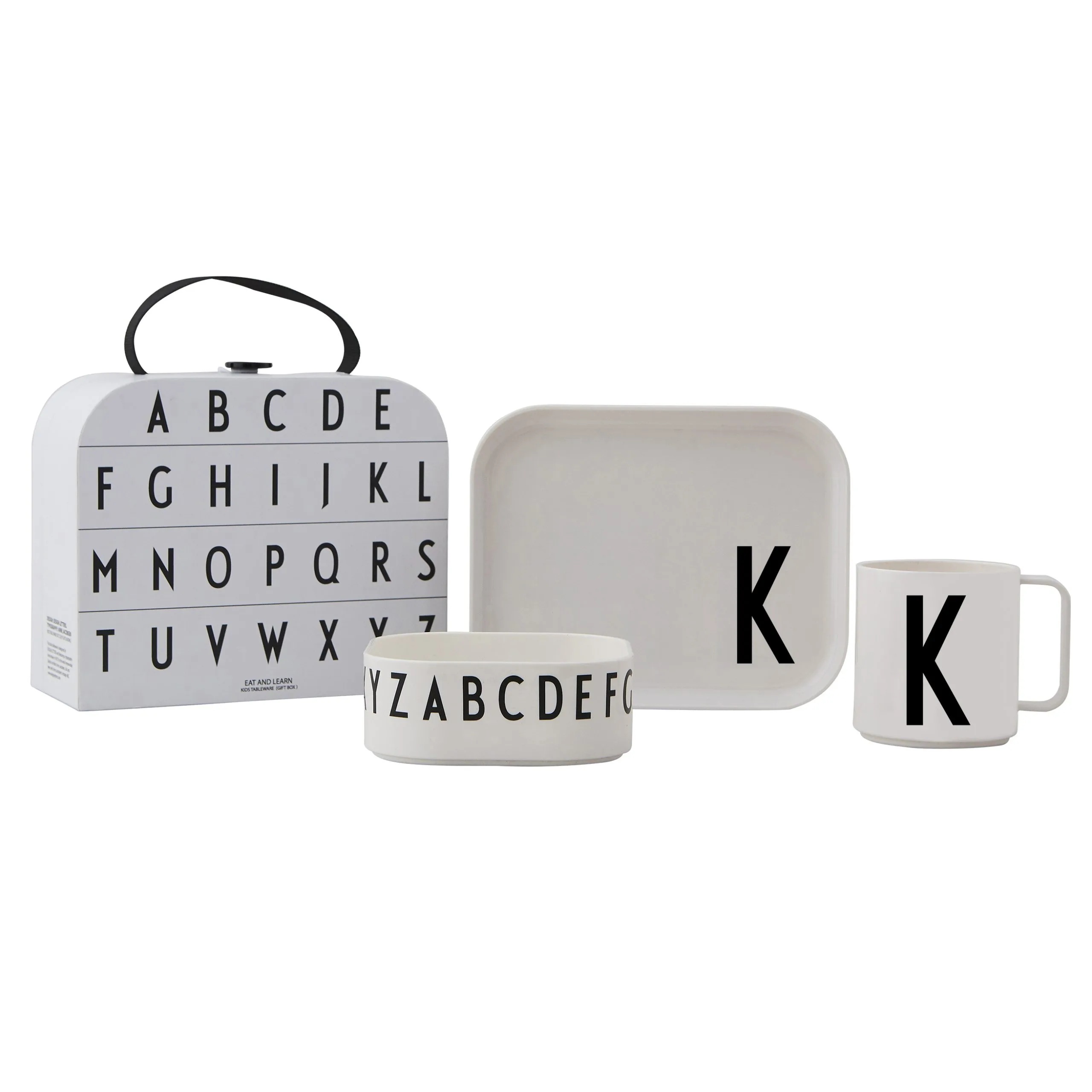 Set Vajilla Infantil Design Letters 3 Set Vajilla Infantil Design Letters