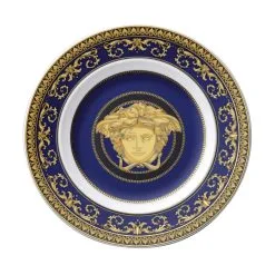 Plato Pequeño Versace Medusa Blue
