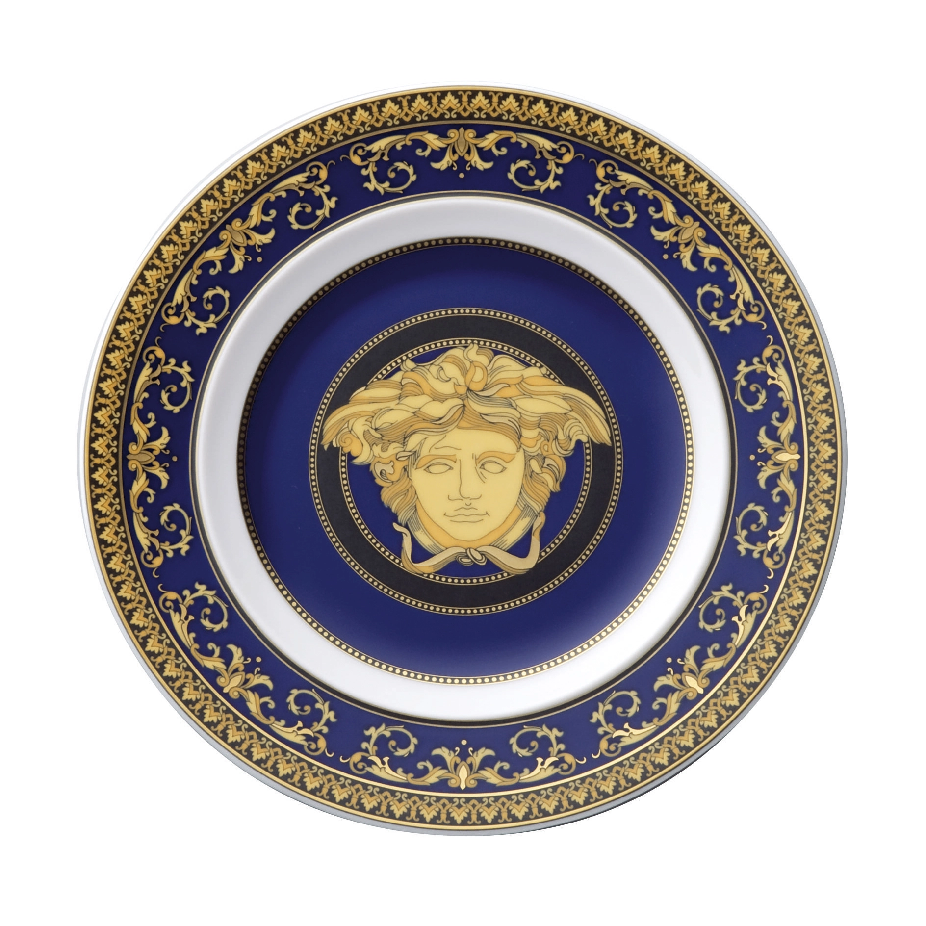 Plato Pequeño Versace Medusa Blue 2 Plato Pequeño Versace Medusa Blue