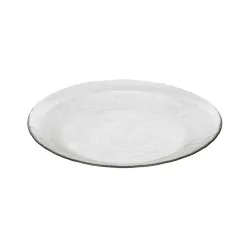 Broste Copenhagen Plato De Vidrio Hammered Ø 22,5 Cm