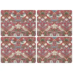 Pimpernel Individual Strawberry Thief 30x40 Cm, 4 Unidades