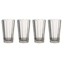 Villeroy & Boch 4 Vasos Alargados Para Beber Opera