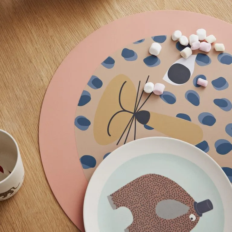 OYOY Mantel Individual Snow Leopard 4 OYOY Mantel Individual Snow Leopard - Imagen 2