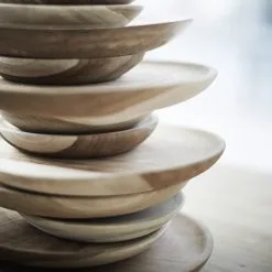 Plato Muubs Teca 18 Cm -Menaje de mesa Ventas 41444 01 04 9421f2301c