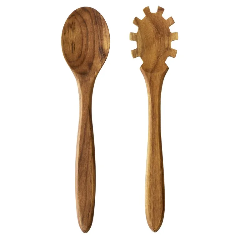 Aida Cubiertos De Ensalada Raw 2 Piezas Teca 3 Aida Cubiertos De Ensalada Raw 2 Piezas Teca