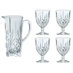 Nachtmann Set Jarra Y 4 Vasos Noblesse