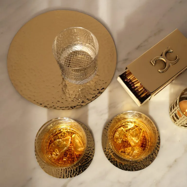 Classic Collection Cubremanteles Hammered Ø20 Cm 4 Classic Collection Cubremanteles Hammered Ø20 Cm - Imagen 2