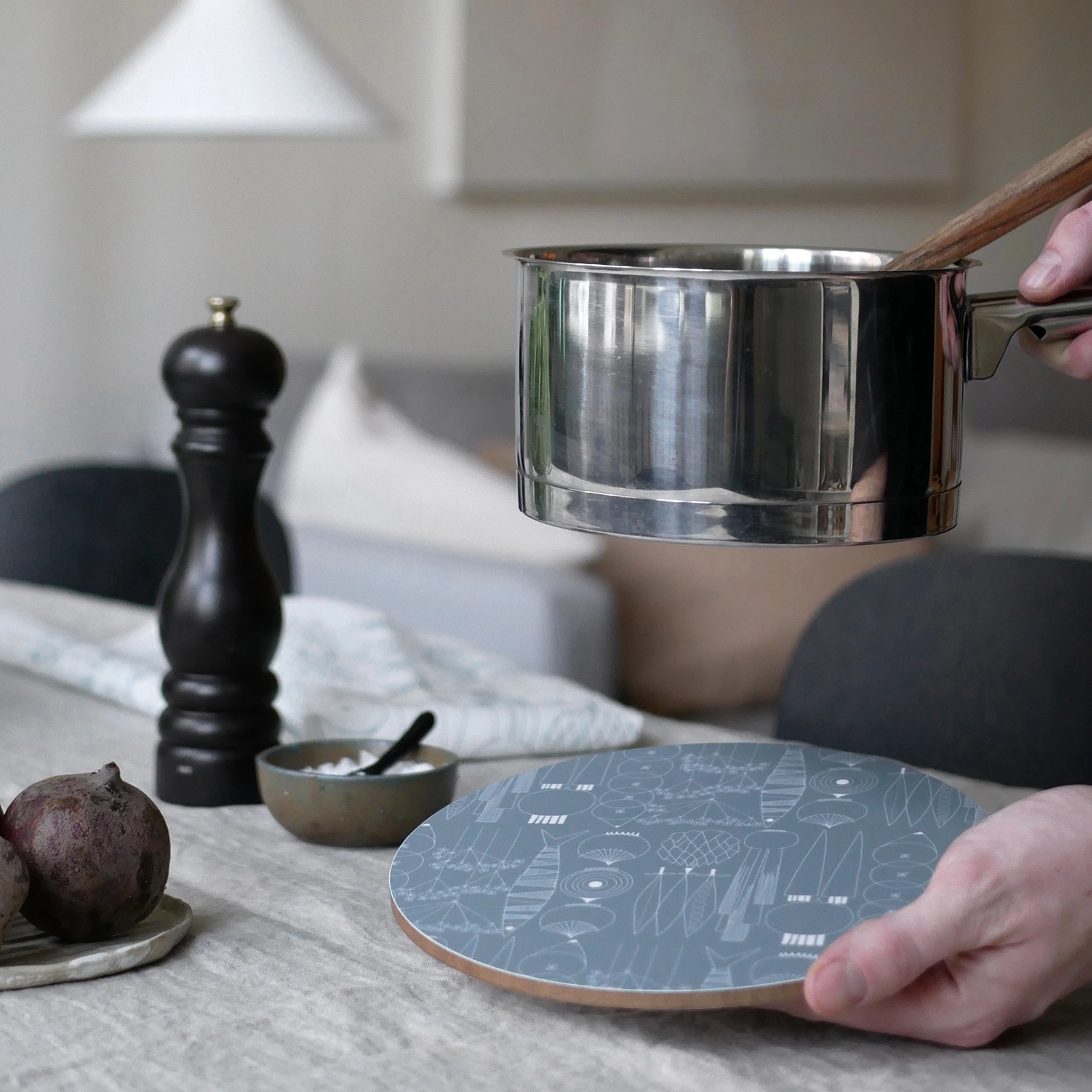 Almedahls Salvamanteles Picknick Ø21 Cm 6 Almedahls Salvamanteles Picknick Ø21 Cm - Imagen 4