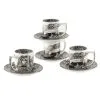 Spode 4 Tazas Espresso Y Platillo Black Italian -Menaje de mesa Ventas 44697 01 01 87985bde7b