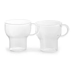 2 Tazas De Vidrio Sagaform 15 Cl