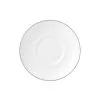 Wedgewood Plato Taza Espresso Vera Wang Blanc Sur Blanc