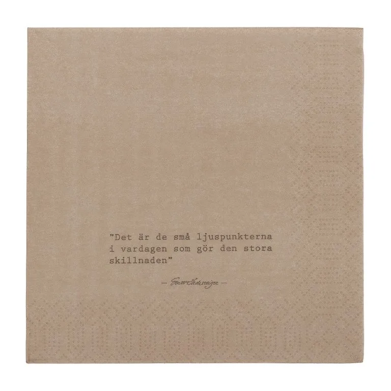 Servilleta Ernst Citat Ljuspunkter 3 Servilleta Ernst Citat Ljuspunkter