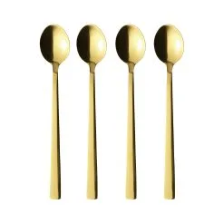 Aida 4 Cucharillas De Café Con Leche Raw