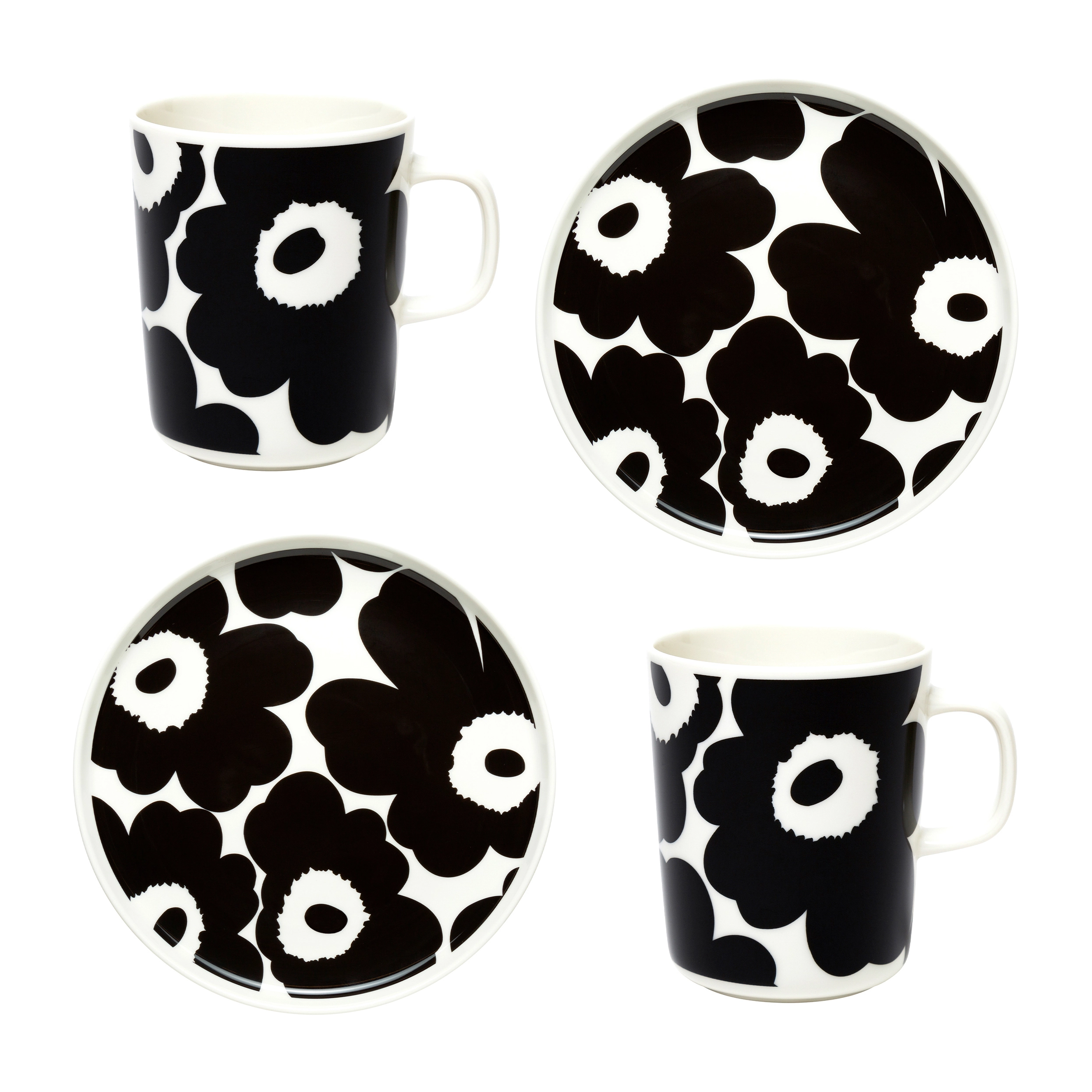 Marimekko Set De Desayuno Unikko 3 Marimekko Set De Desayuno Unikko