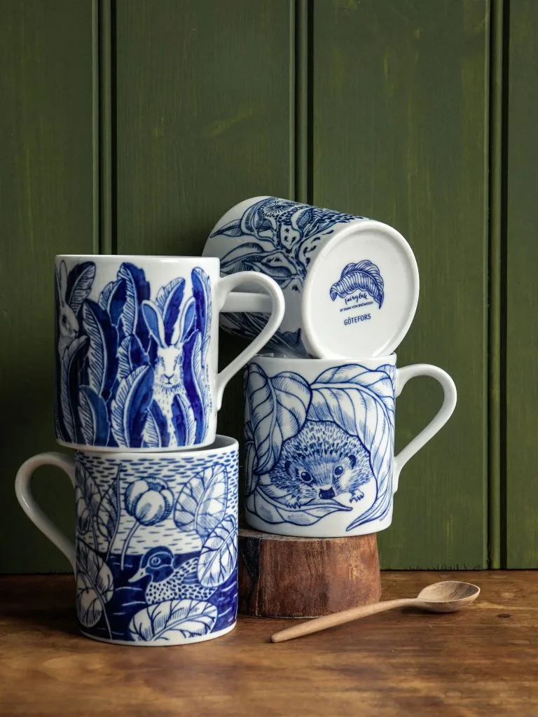 Götefors Porslin Taza Hares In Hiding 35 Cl 5 Götefors Porslin Taza Hares In Hiding 35 Cl - Imagen 3