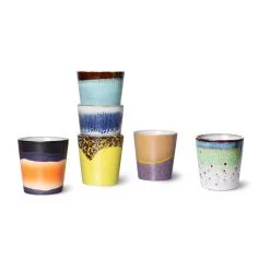 HKliving Set De 6 Tazas 70's  -Menaje de mesa Ventas 515827 01 3 ProductImageExtra e0f8f2346c