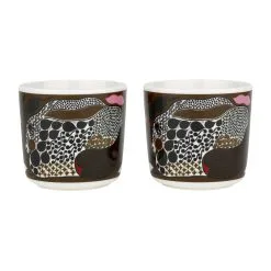Marimekko 2 Tazas Sin Asa Rusakko 2 Dl