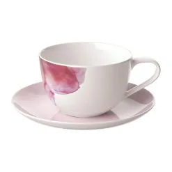 Villeroy & Boch Taza Con Plato Rose Garden
