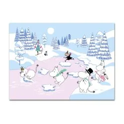 Opto Design Mantel Individual Moomin Winter 2022 27,5x40 Cm