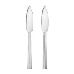 Georg Jensen 2 Cuchillos De Pescado Bernadotte