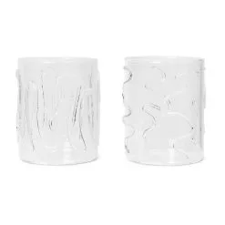 Ferm LIVING 2 Vasos Doodle Tall