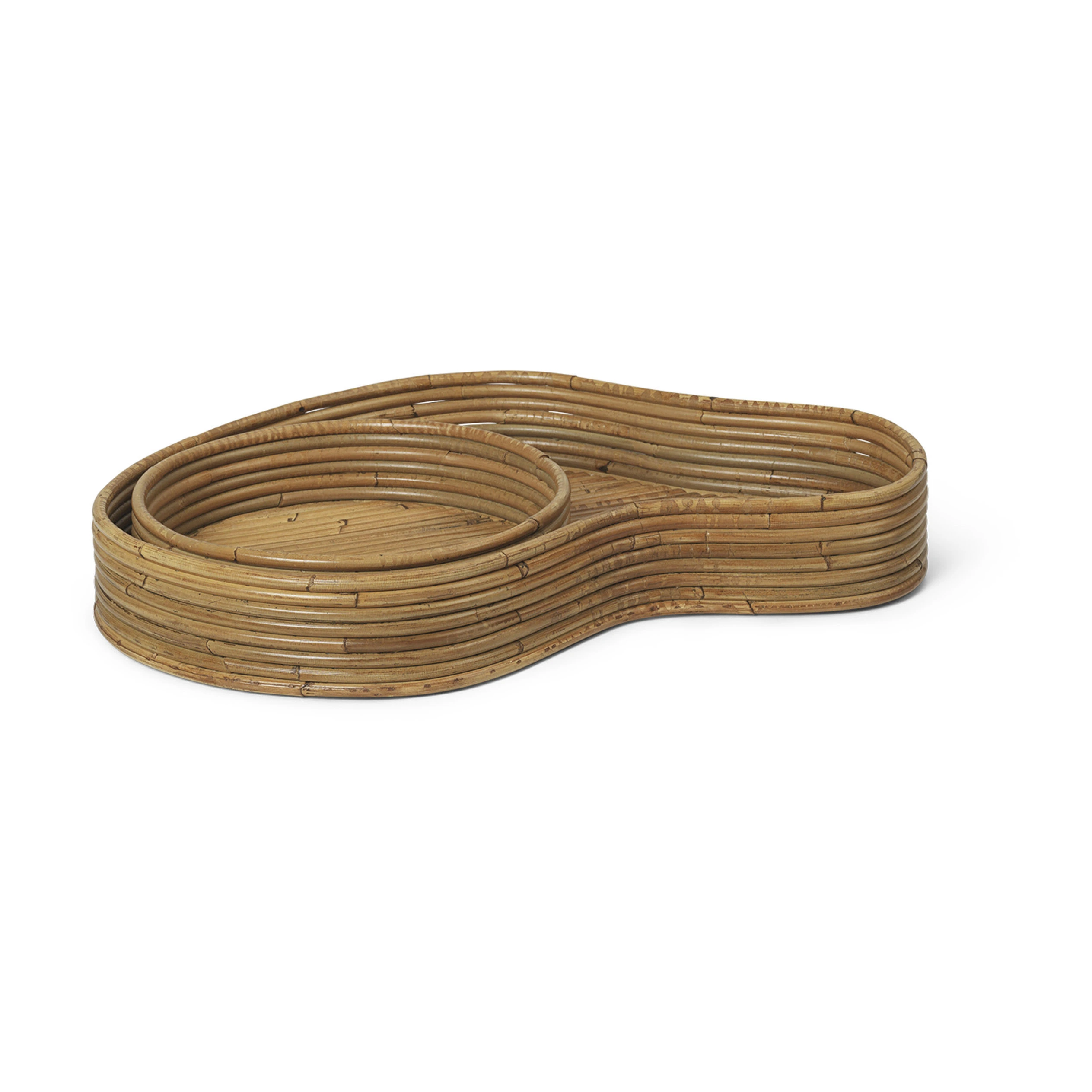 Ferm LIVING Set De 2 Bandejas Isola 4 Ferm LIVING Set De 2 Bandejas Isola - Imagen 2