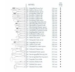 Gense Tenedor De Mesa Rosenholm Plata -Menaje de mesa Ventas p 18983 04 03 abba4ddb5a