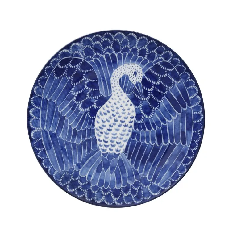 Götefors Porslin Plato Selma Bird Ø21 Cm 2 Götefors Porslin Plato Selma Bird Ø21 Cm